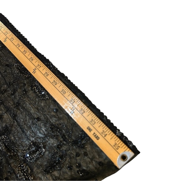 Women’s Black Sequin Scarf / Wrap - Picture 6 of 7